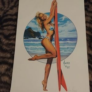 Joe Jusko art: Blonde bombshell